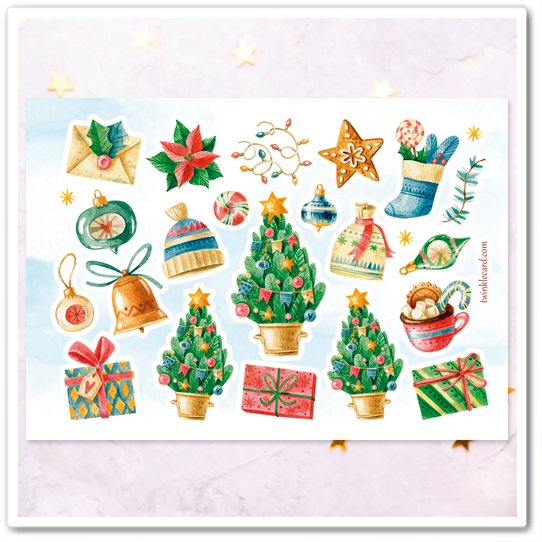 Наклейки "Новогоднее настроение"