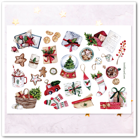 Наклейки "Зимние радости"