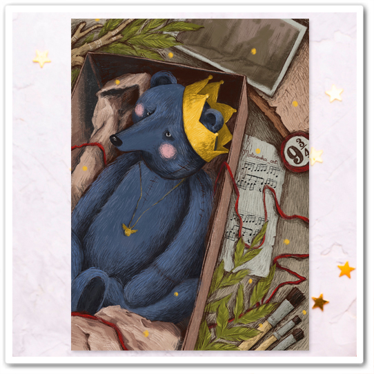 Плюшевые медведи. Мишка с короной