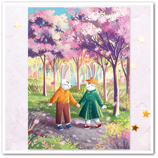 Зайчики. В парке