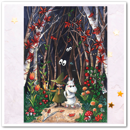 Муми и Снусмумрик. В темном лесу