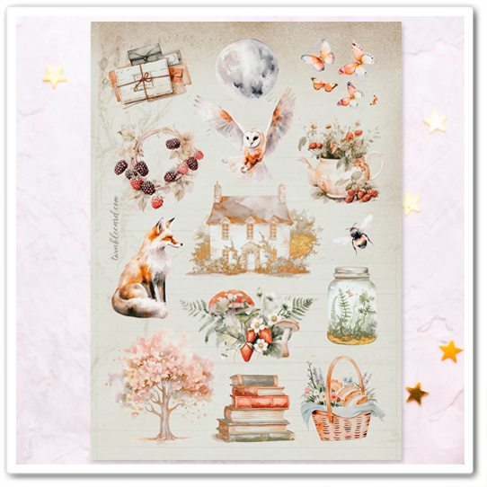 Наклейки "Волшебный лес"