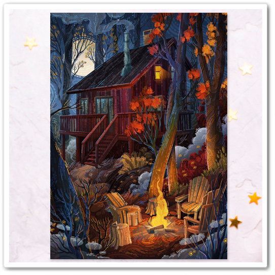 Вечерний костёр