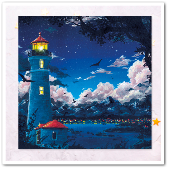 Маяк в сумерках