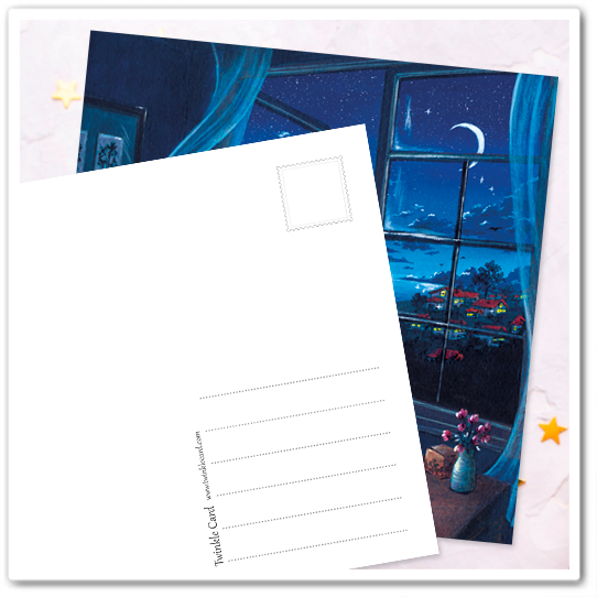 Окно. Летняя ночь