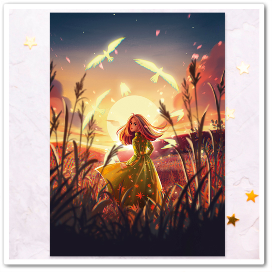 В лучах заката