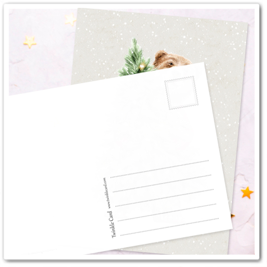 Медведь с ёлкой