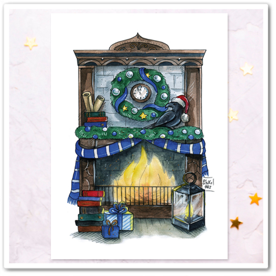 Камин. Когтевран