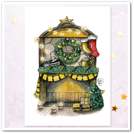 Камин. Пуффендуй