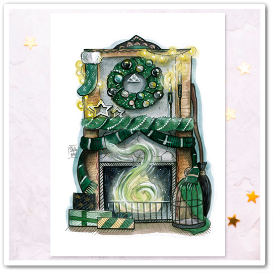 Камин. Слизерин