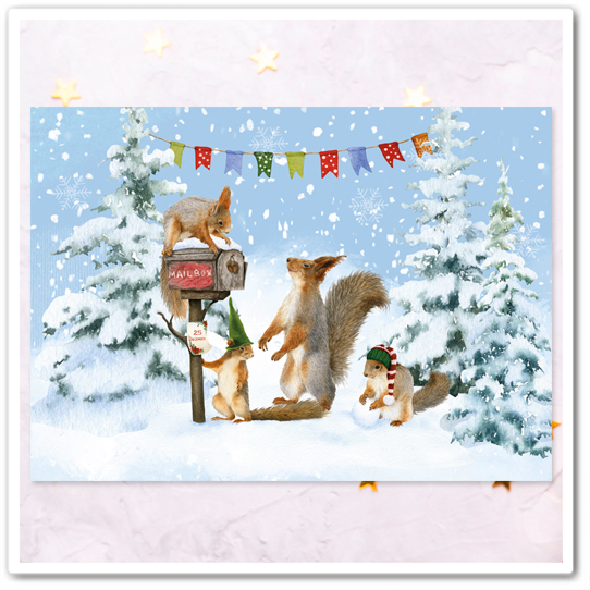 Белки. Новогодняя почта