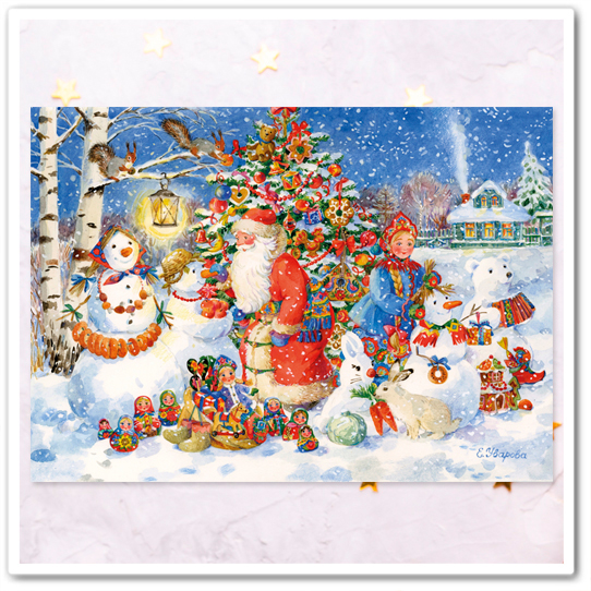 Новый Год со снеговиками