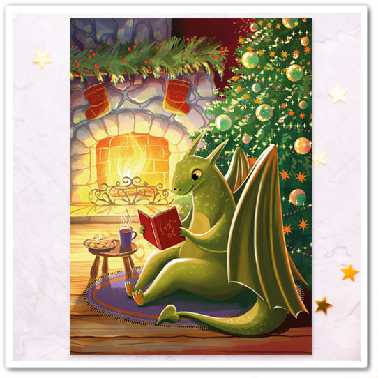 Дракоша. У камина