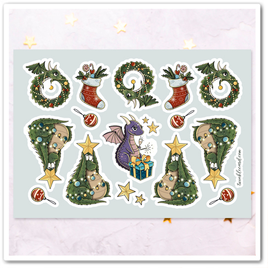 Наклейки "Год Дракона"