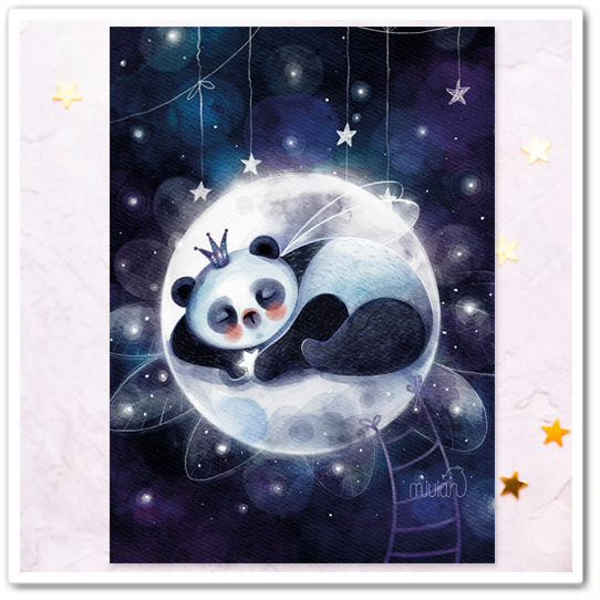 Панда. Лунный сон