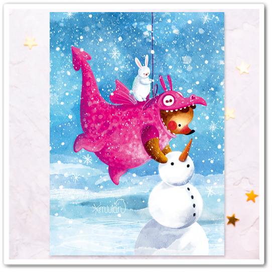 Миша и зайка. В розовом костюме