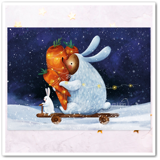 Миша и зайка. Навстречу зиме