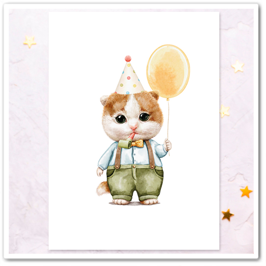 С Днем Рождения! Котёнок