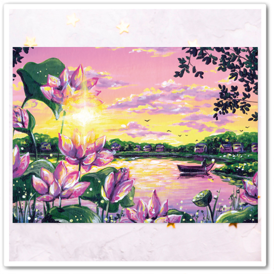 Проплывая лотосы