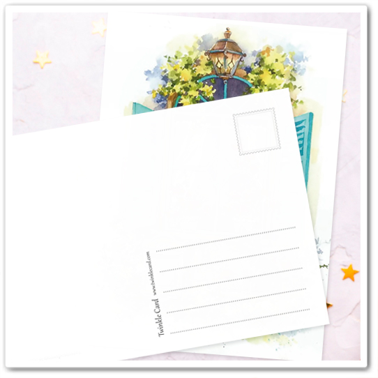 Бирюзовое окошко с почтовым ящиком