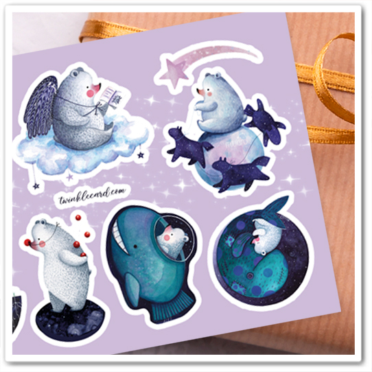 Наклейки "Миша. Волшебный"