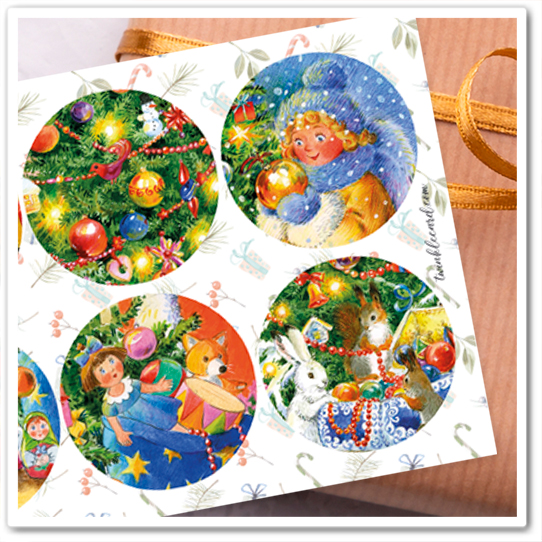 Наклейки "Игрушки"