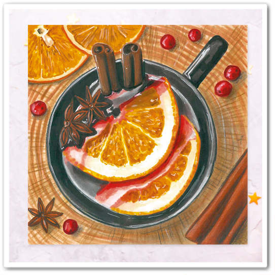 Глинтвейн с апельсинами