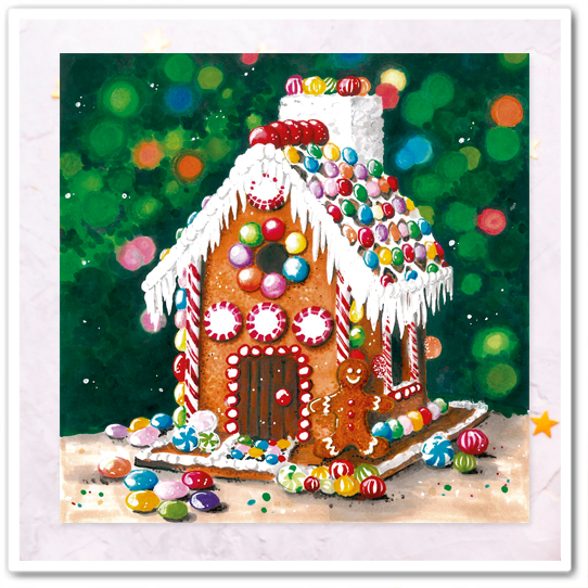 Пряничный домик с глазурью