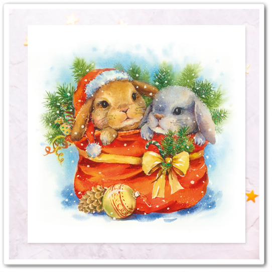 Новогодние крольчата