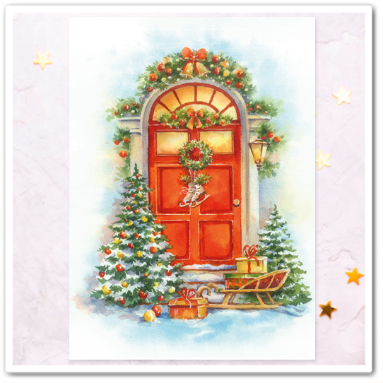 Рождественская дверь