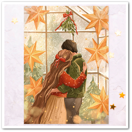 Объятия под омелой