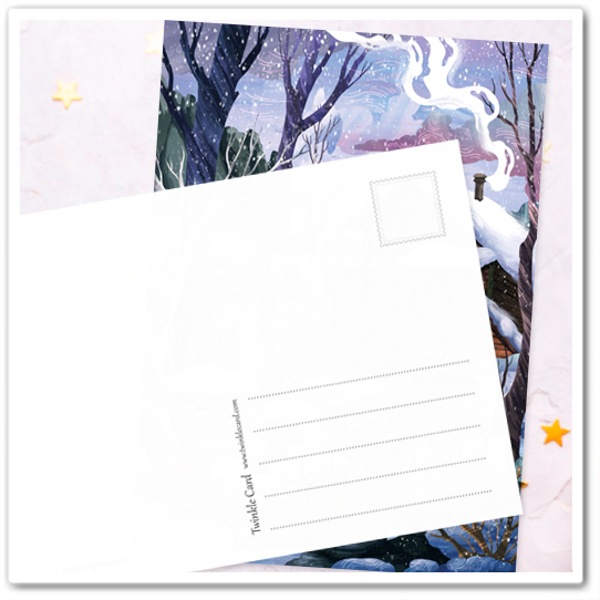 Хижина зимой