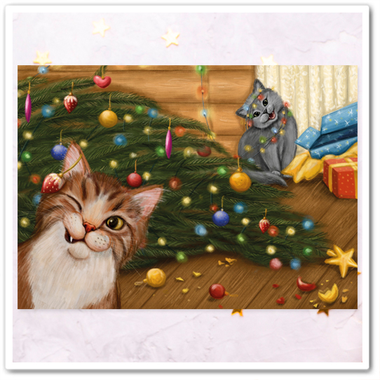 Уронили ёлку