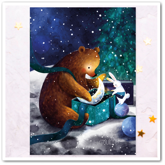 Миша и зайка. Подарок