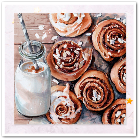 Булочки с корицей