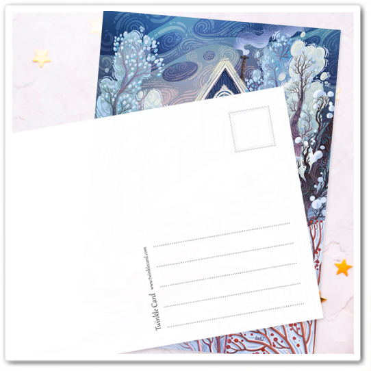 Деревенька зимой