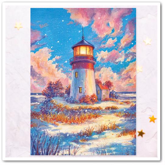 Маяк на закате