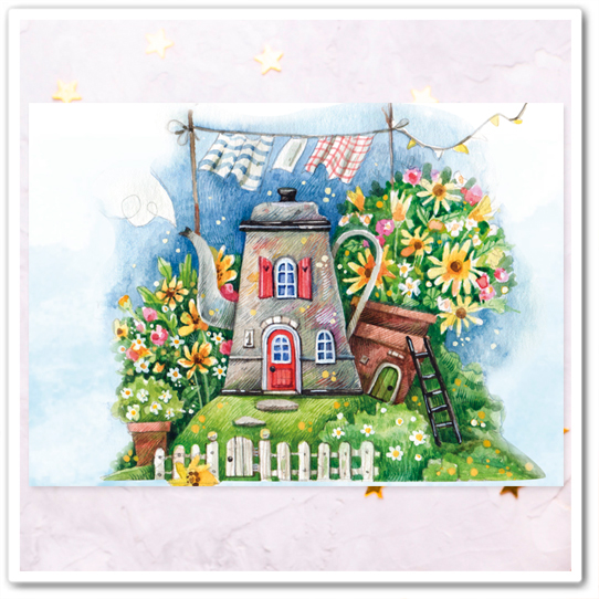 Домик в цвету