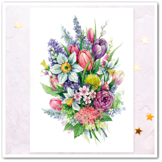 Букет из первоцветов