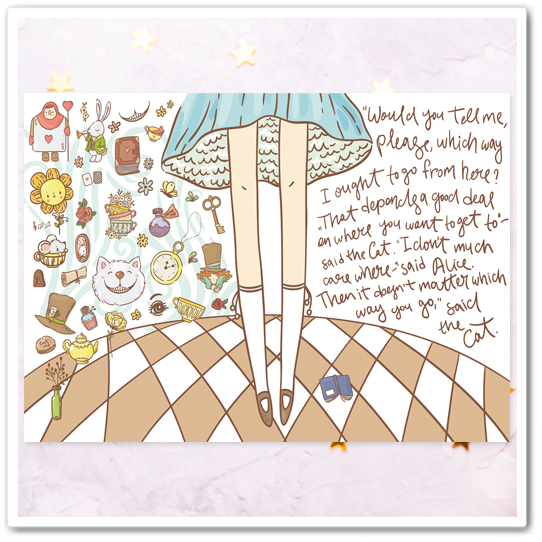 Алиса и Чеширский кот