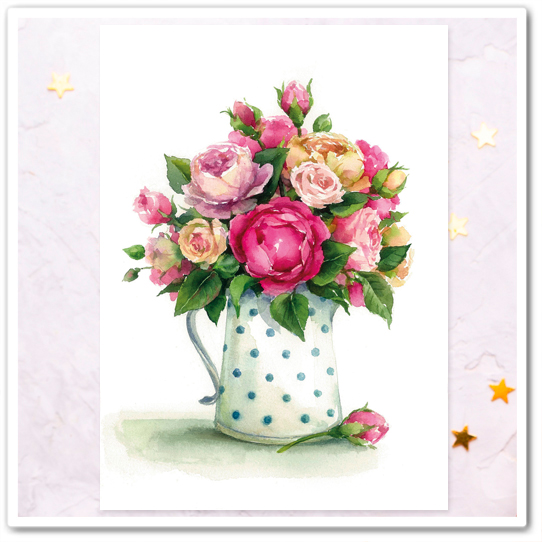 Букет нежных роз