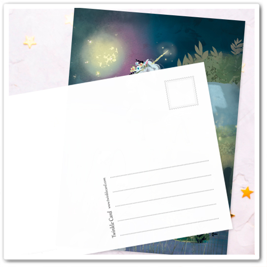 Волшебное озеро. Единорог