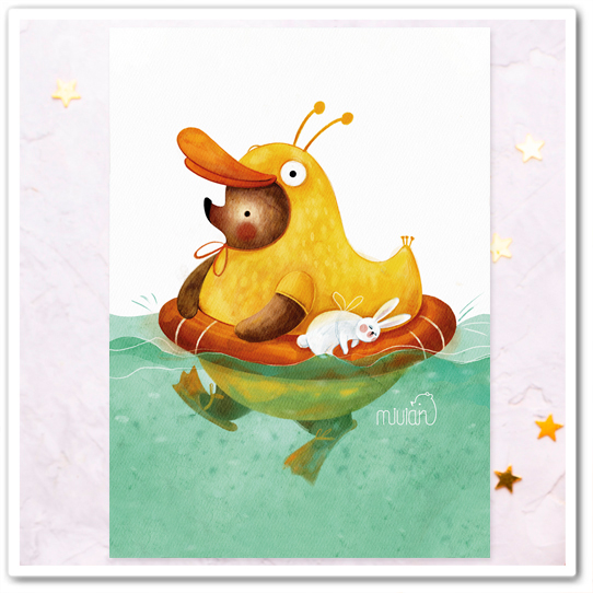 Миша. Уточка