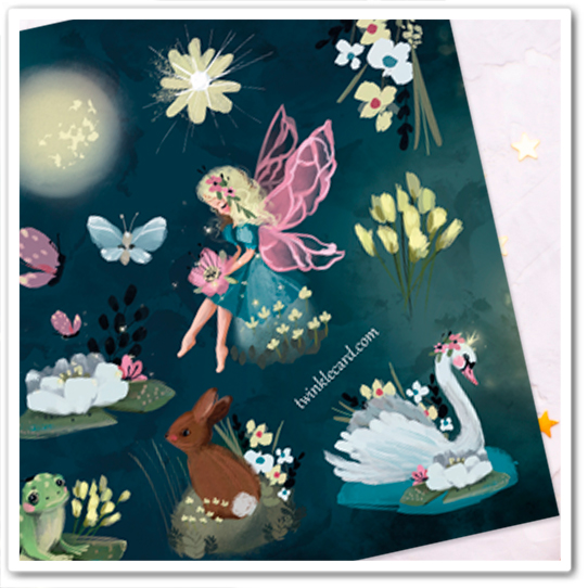 Наклейки "Волшебное озеро"