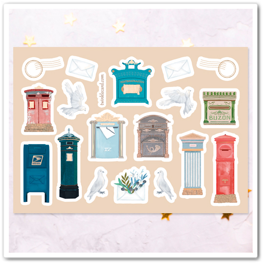 Наклейки "Почта"