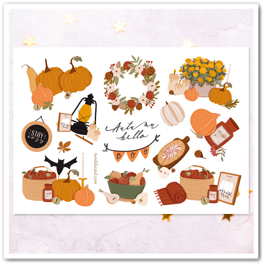 Наклейки "Осенний декор"