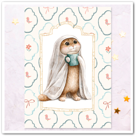 Кот-домосед. Доброе утро