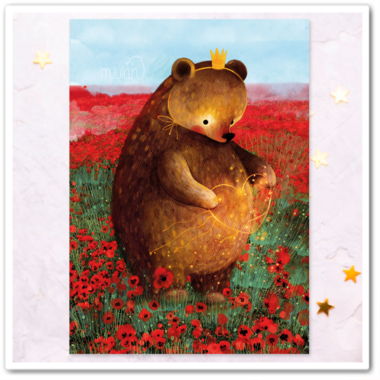 Миша. На маковом поле