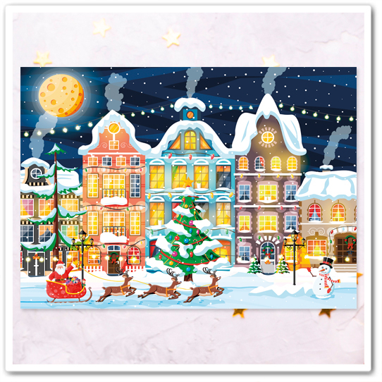 Зимняя улочка