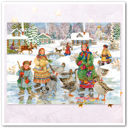 Гуси на льду